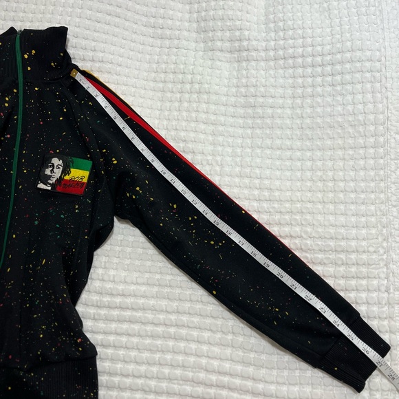 Bob Marley handmade painted jacket mens size small - Picture 3 of 13